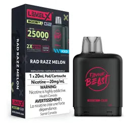 Flavour Beast Level X Boost Pod - Rad Razz Melon (AB)