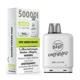 Flavour Beast Unleashed Level X G2 Ultra Pod - Epic Green Grape (AB)