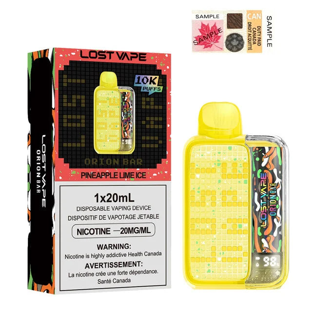 Lost Vape Orion Bar 10000 - Pineapple Lime Ice (Vape Tax Included)