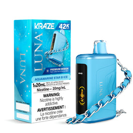 Kraze 42000 Luna Disposable - Aquamarine Star B Ice 20mg (AB)