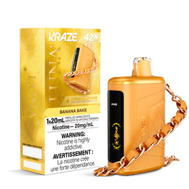Kraze 42000 Luna Disposable - Banana Bake 20mg (AB)