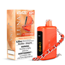 Kraze 42000 Luna Disposable - Frizzy Peach G Ice 20mg (AB)