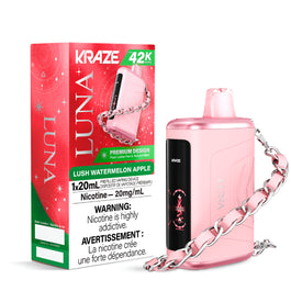 Kraze 42000 Luna Disposable - Lush Watermelon Apple 20mg (AB)