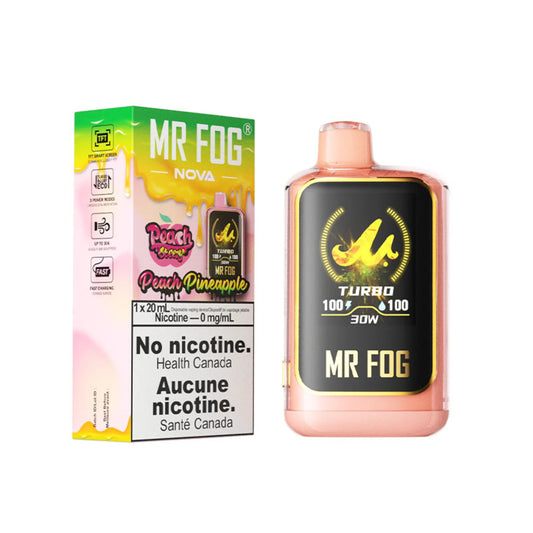 Mr. Fog Nova 36000 - Peach Steezy Peach Pineapple (AB)