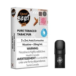 Flavour Beast Pods - Pure tobacco (20mg/mL) (Vape tax included)