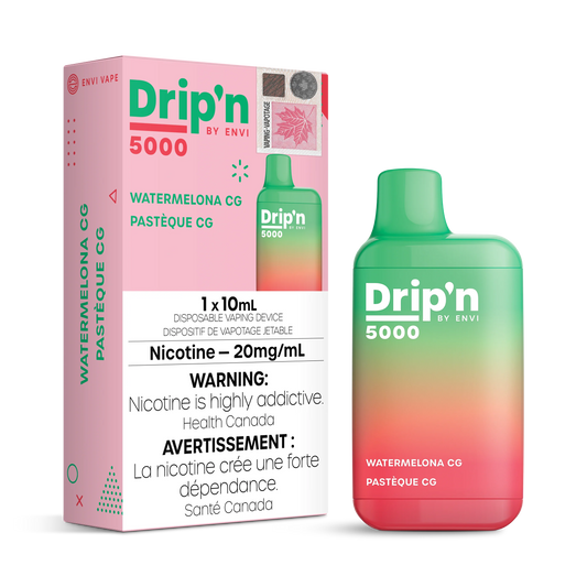 Drip'n 5000 Disposable - Watermelon CG