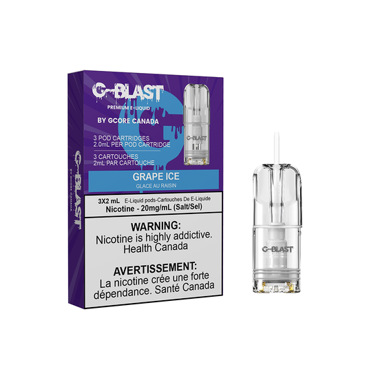 G-Blast Pods Grape Ice (20mg/mL) (Vape tax included)