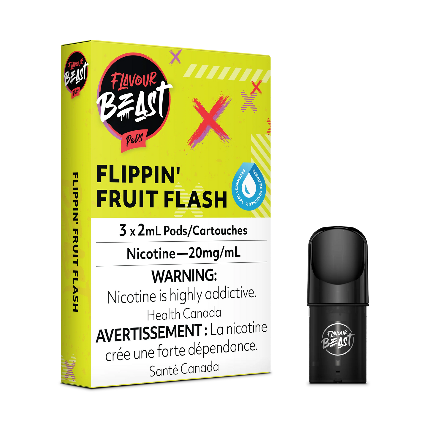 Flavour Beast Pods - Flippin’ Fruit Flash (20mg/mL) (Vape tax included)