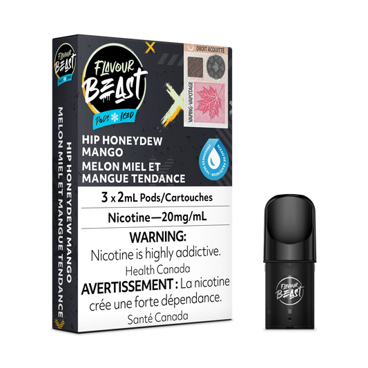 Flavour Beast Pods - Hip Honeydew Mango (20mg/mL) (Vape tax included)