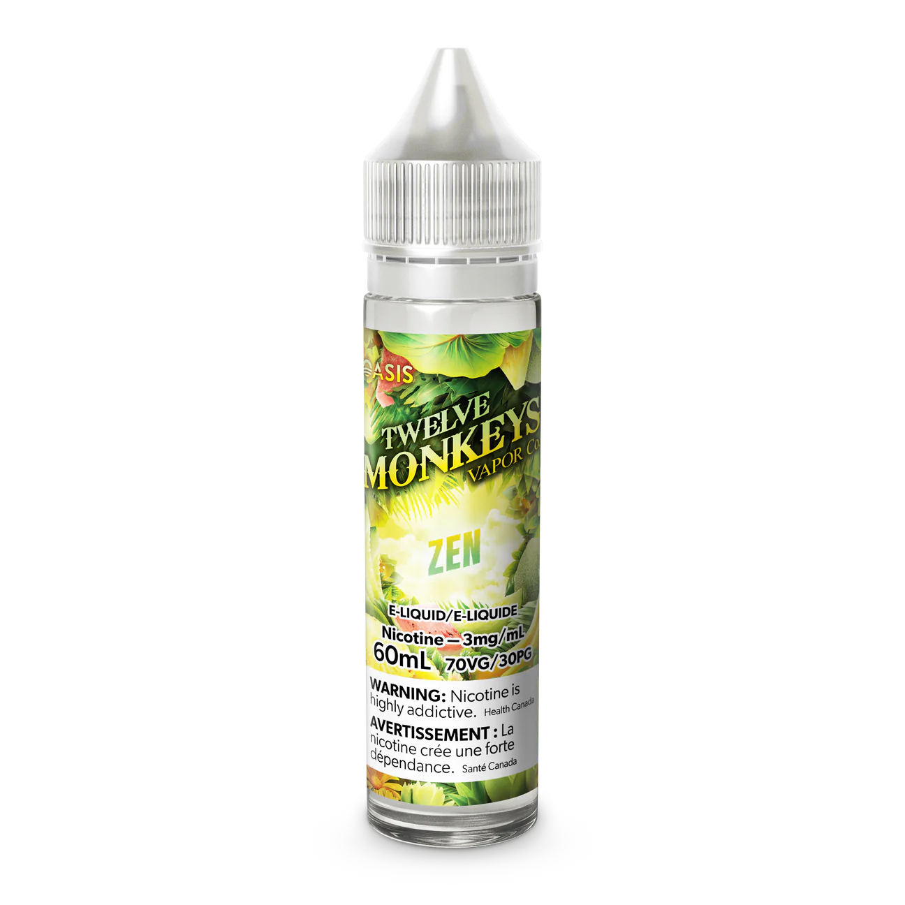 Twelve Monkeys 60mL Juice - Zen