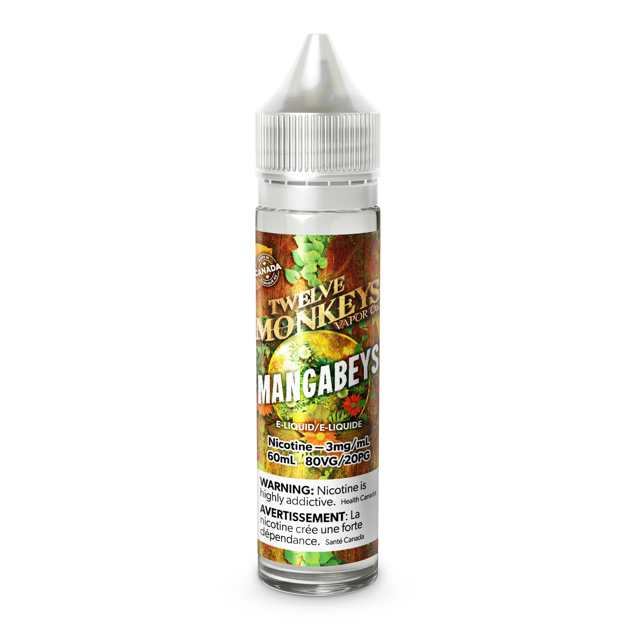 Twelve Monkeys 60mL Juice - Mangabeys