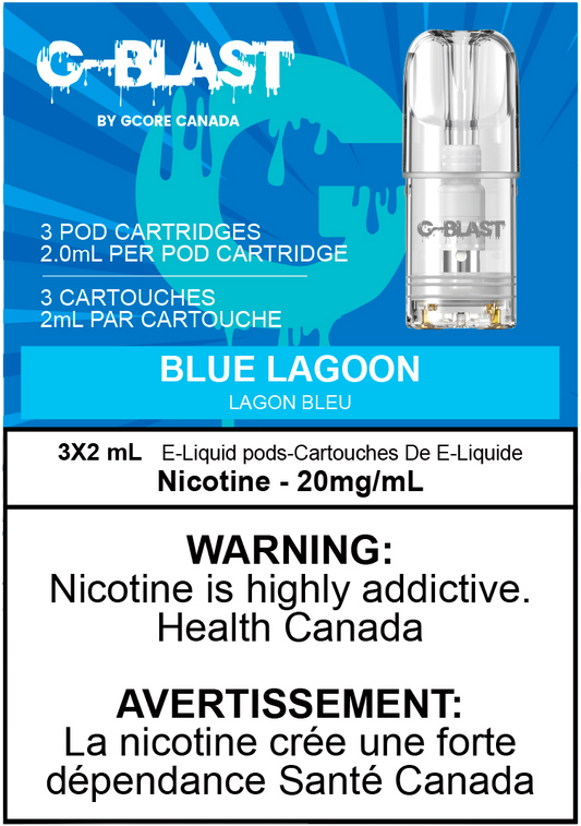 G-Blast Pods Blue Lagoon (20mg/mL) (Vape tax included)