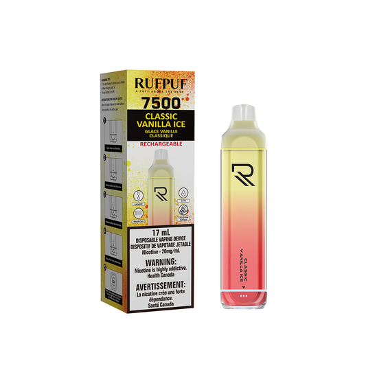 7500 RUFPUF Classic Vanilla Ice 20mg (Vape tax included)