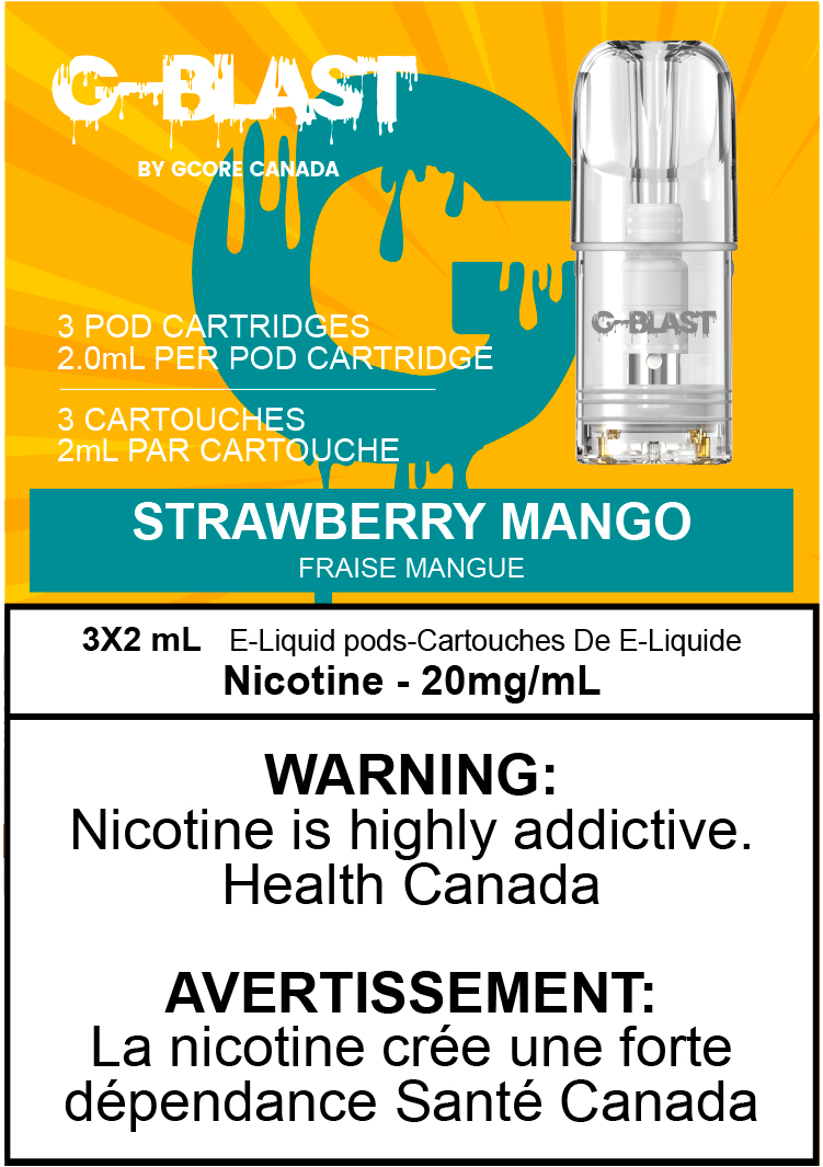 G-Blast Pods Strawberry Mango (20mg/mL) (Vape tax included)