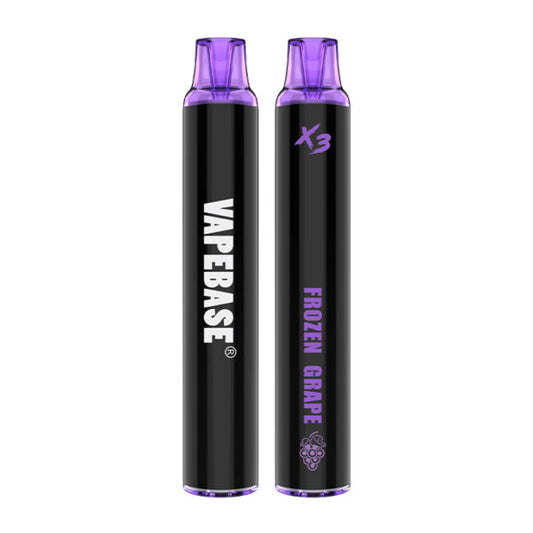 Vapebase 3000 Frozen Grape (20mg/ml) (Vape tax included)