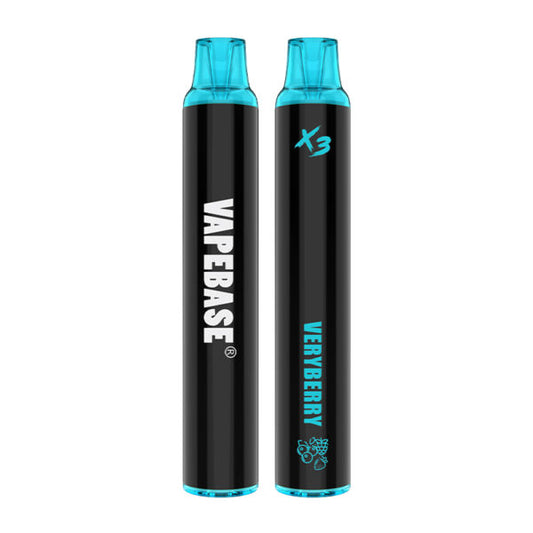 Vapebase 3000 VeryBerry (20mg/ml) (Vape tax included)